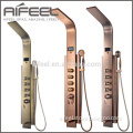 Aifeel shower column faucet brass chromed thermostatic bathroom shower set
